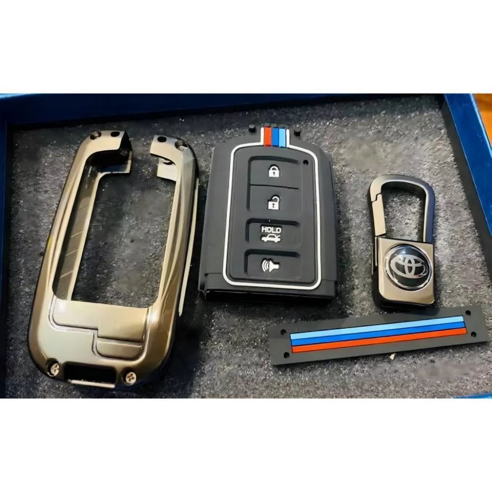 Toyota Corolla X Zinc Metal Key Case | Key Cover
