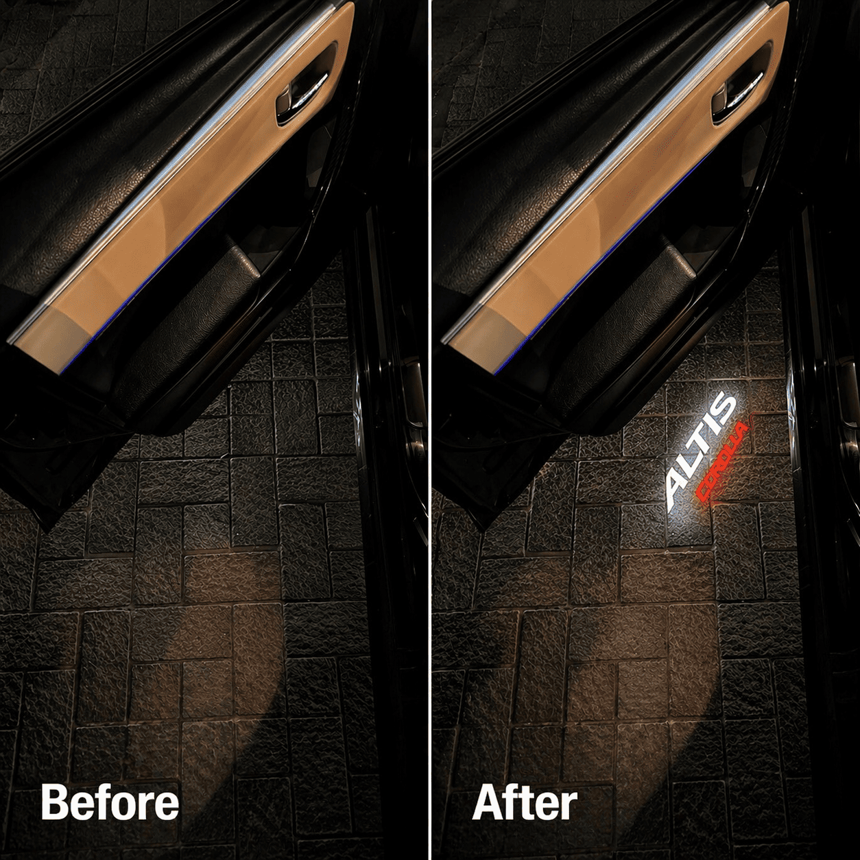 Car Door Welcome Logo Lights – Bright LED Projection