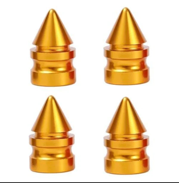 Loadblock Shaped Metal valve Stem Caps 4pcs