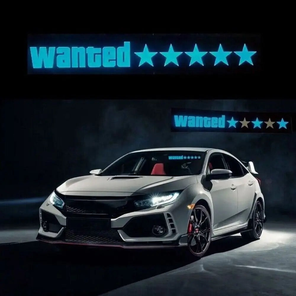 Led Car Window Sticker